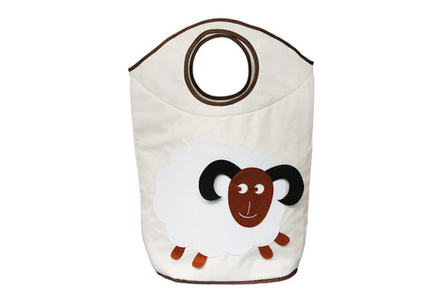 Novelty All Purpose Tote Bag, White with Sheep - Utopia Alley - 1