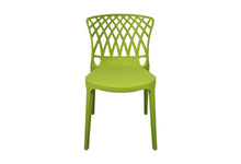 Lattice Back Modern Chair, Green - Utopia Alley - 1