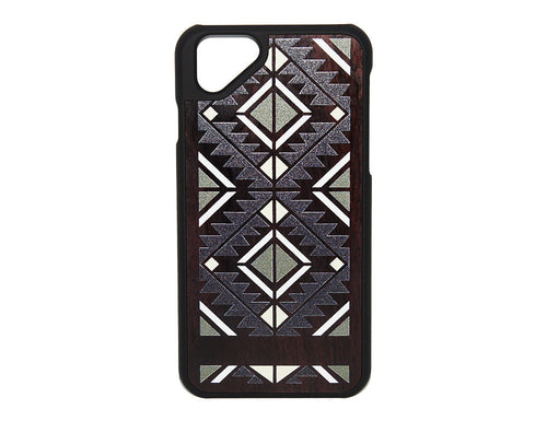Natural Wood iPhone 6 Case , Geometric Color Designs - Utopia Alley