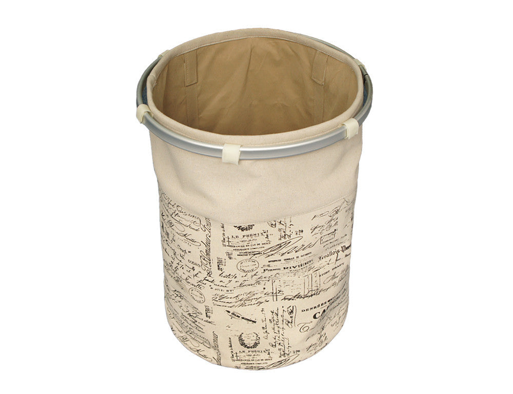 World Traveler Basket / Hamper with Nickel Trim - Utopia Alley - 1