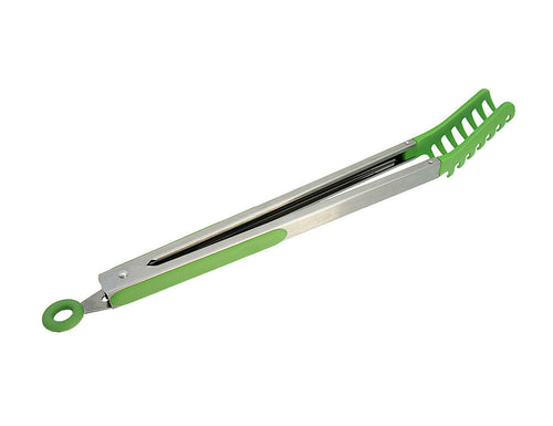 Stainless Steel Tongs with Heat Resistant Silicone,16.5