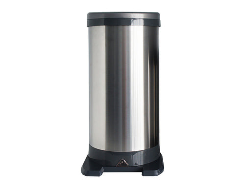 Touchless Stainless Steel Trash Can, 30 L (7.9 Gal), with  Foot Sensor - Utopia Alley - 1