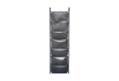 Vertical Garden Wall Planter, 7 Pockets, Black - Utopia Alley - 1