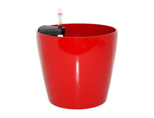 Self-Watering Flower Pot, Deep Red - Utopia Alley - 1