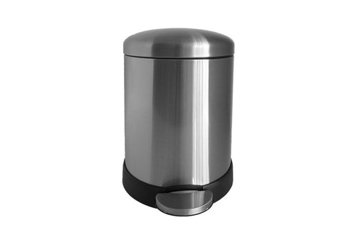 Loft Stainless Steel Step Can with Metal Lid - Utopia Alley - 1