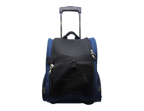 Pet Carrier Backpack & Travel Case with Wheels and Retractable Handle,16