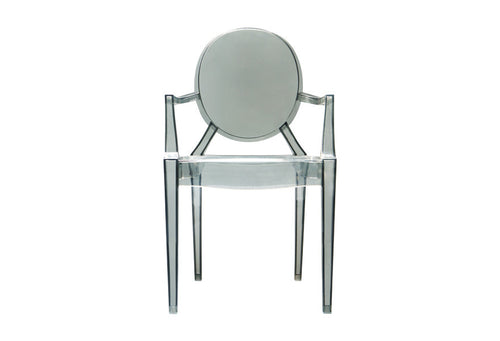 Retro Polycarbonate Plastic Chair, Clear - Utopia Alley - 1