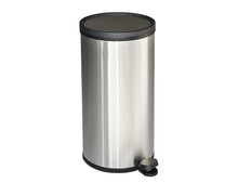 Luna Stainless Steel Trash Can, Round, 30 L (7.9 Gal) - Utopia Alley - 1