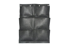 Vertical Garden Wall Planter, 6 Pockets, Black - Utopia Alley - 1