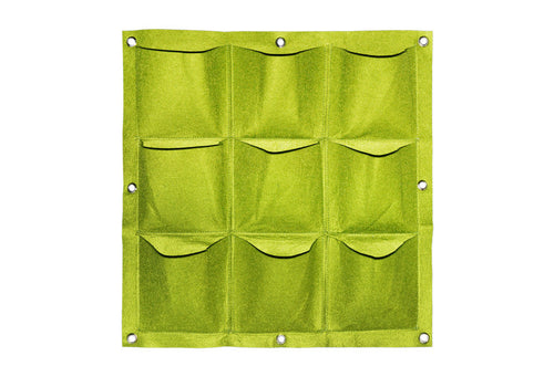 Vertical Garden Wall Planter, 9 Pockets, Green - Utopia Alley - 1