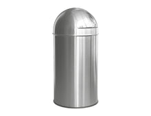 Dome Top Kitchen Trash Can, Stainless Steel, 40 L (10.6 Gal) - Utopia Alley - 2