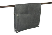 Over The Railing Vertical Planter, 2 Pockets, Black - Utopia Alley - 1