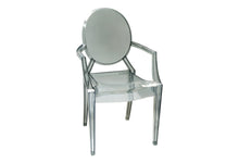 Retro Polycarbonate Plastic Chair, Clear - Utopia Alley - 2