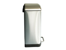 Retro Stainless Steel Trash Can, 30 L (8 Gal) - Utopia Alley - 2