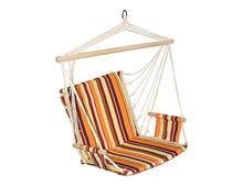 Hannah Striped Hammock Chair, Orange - Utopia Alley - 2