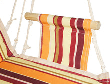 Hannah Striped Hammock Chair, Orange - Utopia Alley - 3