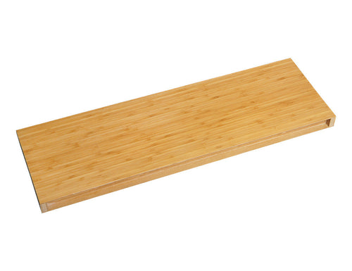 Wood Veneer Floating Wall Shelf, 31.5