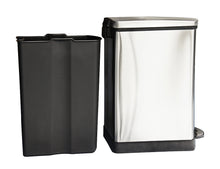 Sahr Slim Stainless Steel Kitchen Trash Can, 9.25 Gal (35 L) - Utopia Alley - 3