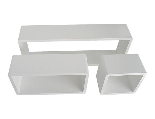 Rectangular 3 Piece Wall Shelf Set 24