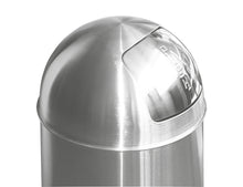 Dome Top Kitchen Trash Can, Stainless Steel, 40 L (10.6 Gal) - Utopia Alley - 4