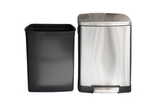 Rectangular Stainless Steel Trash Can, Metal Lid, 13.2 Gallon (50 Liter) - Utopia Alley - 4