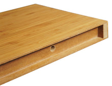 Wood Veneer Floating Wall Shelf, 31.5", Bamboo Medium - Utopia Alley - 5