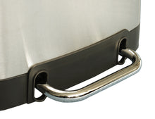 Retro Stainless Steel Trash Can, 30 L (8 Gal) - Utopia Alley - 5