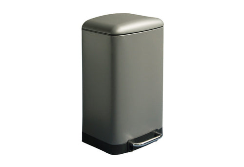 Farber Rectangular Step Trash Can, 30 L (7.9 Gal) Grey, or Deep Grey - Utopia Alley