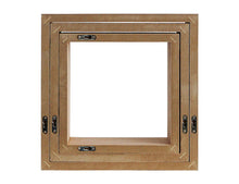 Wood Veneer 3 Piece Wall Shelf Cube Set 12", Medium Oak - Utopia Alley - 6