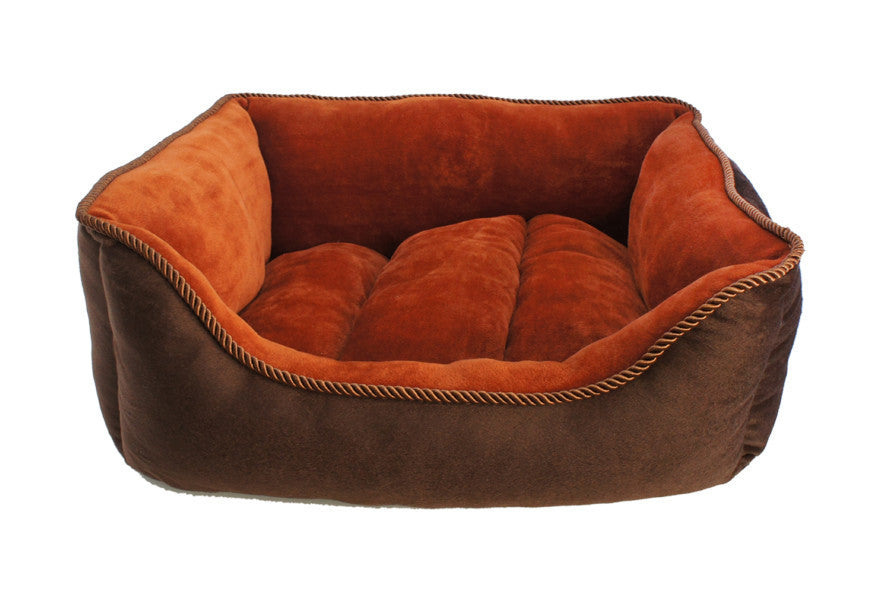 Plush Rectangular Pet Bed, 28