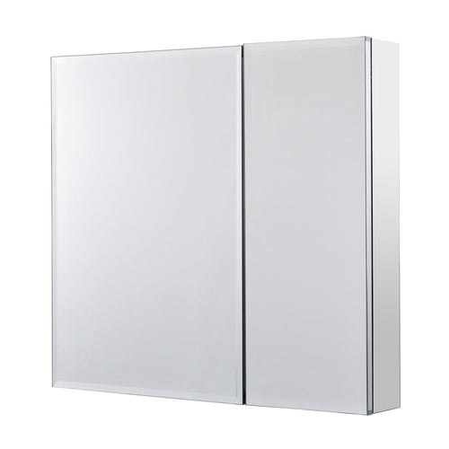 Utopia Alley Aluminum Bi-view Mirrored Medicine Cabinet,30