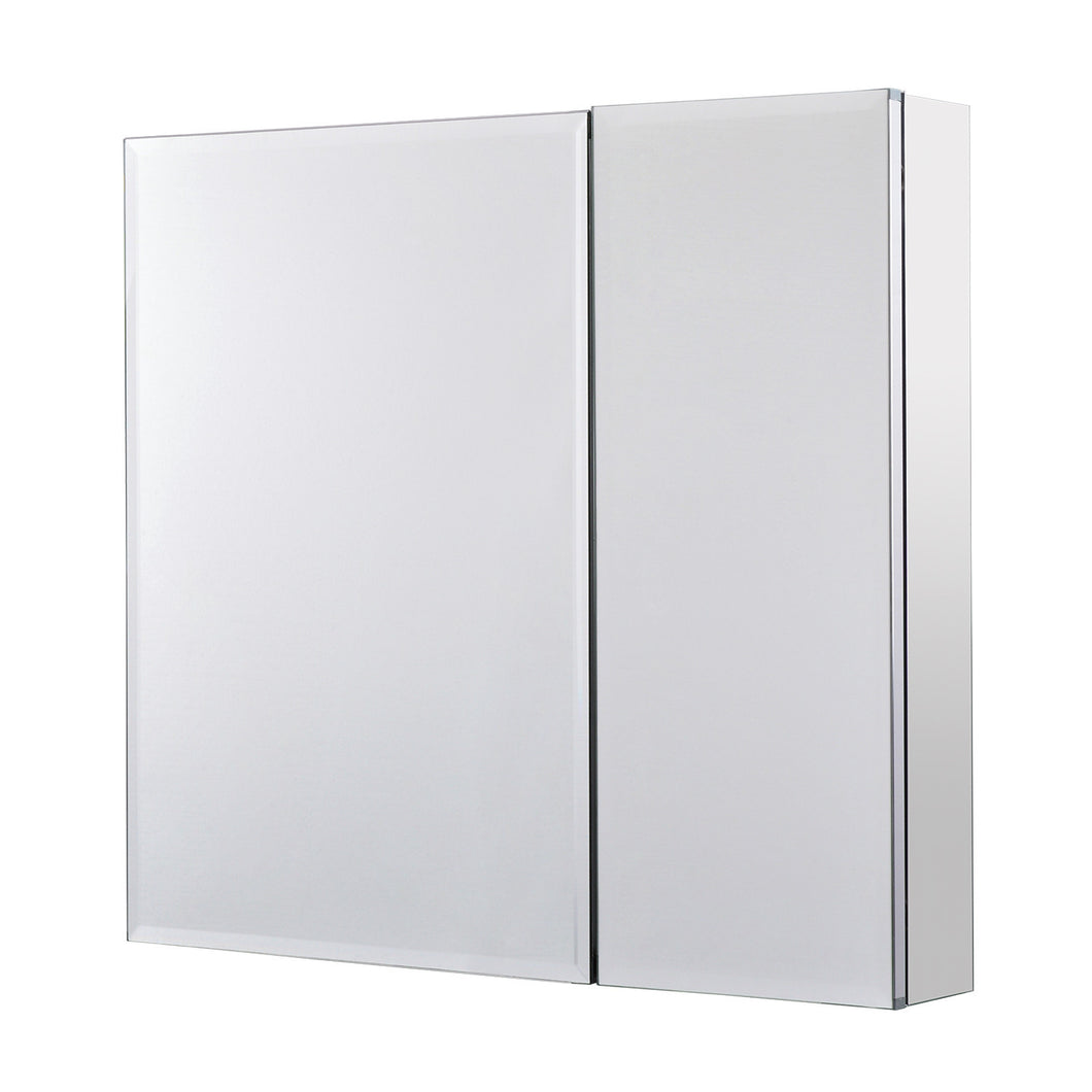 Utopia Alley Aluminum Bi-view Mirrored Medicine Cabinet,30