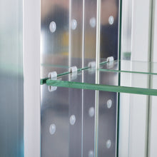 Utopia Alley Aluminum Bi-view Mirrored Medicine Cabinet,30"x26"x4.9" - Utopia Alley - 8