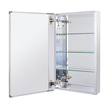Utopia Alley Aluminum Bi-view Mirrored Medicine Cabinet,15"x26"x4.9" - Utopia Alley - 4