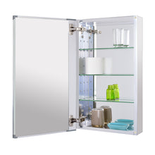 Utopia Alley Aluminum Bi-view Mirrored Medicine Cabinet,15"x26"x4.9" - Utopia Alley - 5