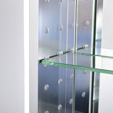 Utopia Alley Aluminum Bi-view Mirrored Medicine Cabinet,15"x26"x4.9" - Utopia Alley - 7