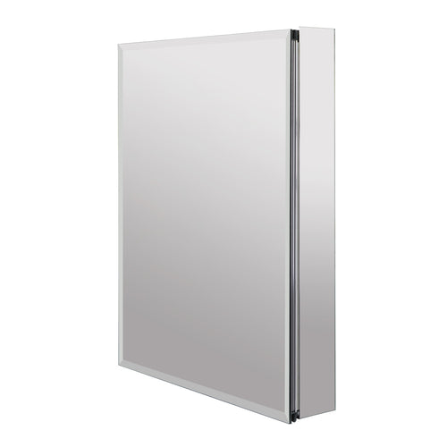 Utopia Alley Aluminum Bi-view Mirrored Medicine Cabinet,20