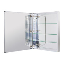 Utopia Alley Aluminum Bi-view Mirrored Medicine Cabinet,20"x26"x4.9" - Utopia Alley - 4