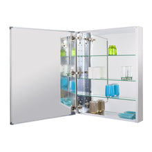 Utopia Alley Aluminum Bi-view Mirrored Medicine Cabinet,20"x26"x4.9" - Utopia Alley - 5