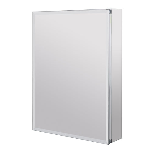 Utopia Alley Aluminum Bi-view Mirrored Medicine Cabinet,24