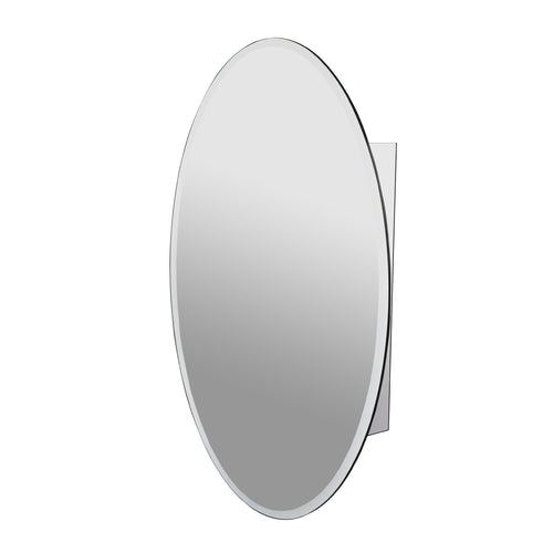 Utopia Alley Aluminum Bi-view Mirrored Medicine Cabinet,20