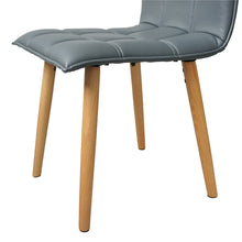 Modern Suite Cushioned Dining Chair, Grey - Utopia Alley - 6