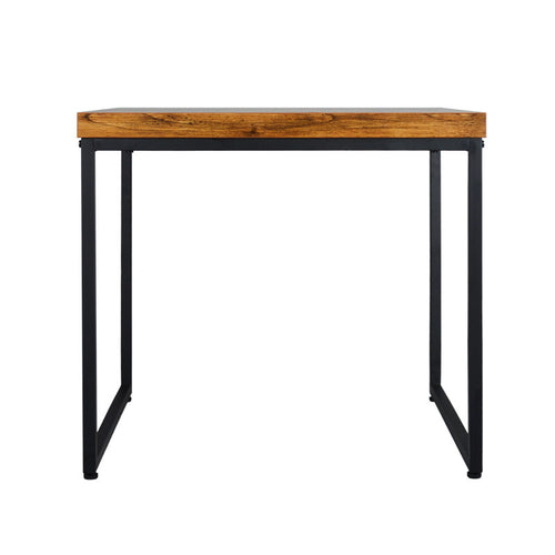 Industrial Rustic Distressed Wood Side End Table - Utopia Alley - 1