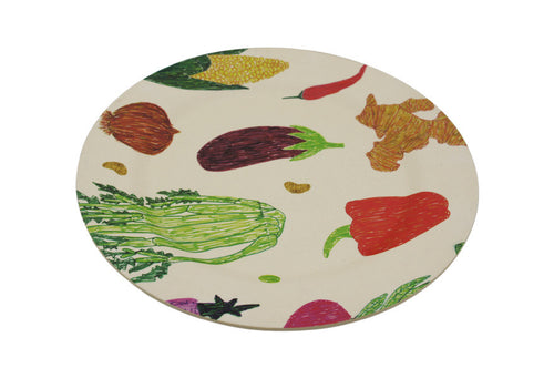 Veggies Pattern Plate, 8