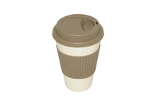 EcoFriendly Bamboo Cup With Silicone Lid, Natural / Mocha - Utopia Alley - 3