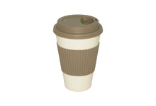 EcoFriendly Bamboo Cup With Silicone Lid, Natural / Mocha - Utopia Alley - 1