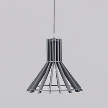 Taper Natural Wood Slatted Pendant Lighting - Utopia Alley - 1
