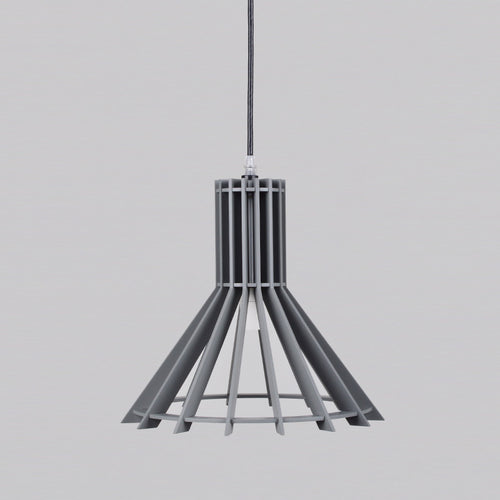 Taper Natural Wood Slatted Pendant Lighting - Utopia Alley - 1