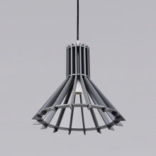 Taper Natural Wood Slatted Pendant Lighting - Utopia Alley - 3