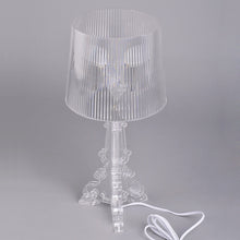Toulan Modern High End Acrylic Table Lamp, Transluscent Clear or Grey - Utopia Alley - 3